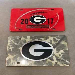 UGA Tags x2